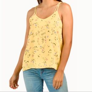 Premise Floral Print Camisole Yellow Size M